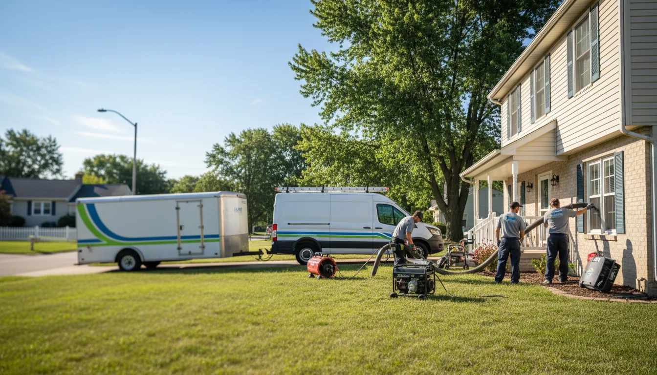 Flooded Basement Restoration And Cleanup With Repair in Norcatur, KS near me